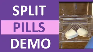 How to Split a Pill in Half | Cut a Pill in Half | Nursing Medication Adminstration
