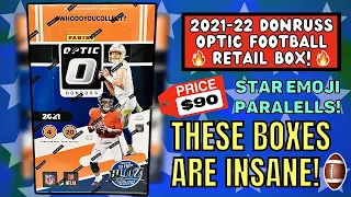 *BRAND NEW: 2021 OPTIC FOOTBALL RETAIL BOX!🏈 INSANE RARE STAR EMOJI PULLS!🔥