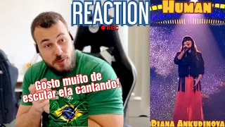 REACTION Diana Ankudinova - Human | Диана Анкудинова | Ela é incrível 👏| Ты супер! | REACT | 🇧🇷#97