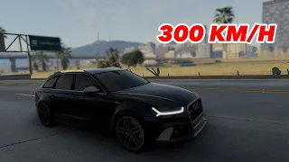 Audi RS6 crash 300 km/h | BeamNG.drive (Crystal Castles - KEROSENE)