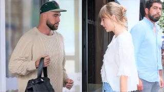 Travis Kelce Caught Carry Taylor Swift's Bag During Shopping in LA 27th April 2024