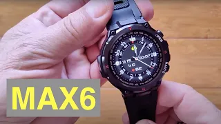 SENBONO MAX6 IP67 Waterproof Bluetooth 5 Calling Blood Pressure Sports Smartwatch: Unbox & 1st Look