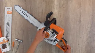 Unboxing and Assembling  STIHL MS 250 Chainsaw with (40 cm) 16" Bar length - Bob The Tool Man