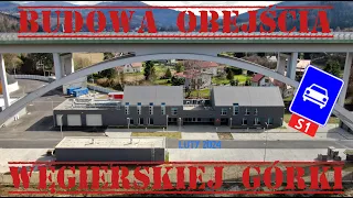 Budowa obejścia Węgierskiej Górki (S1 Przybędza-Milówka) LUTY 2024 [DRON][4K]