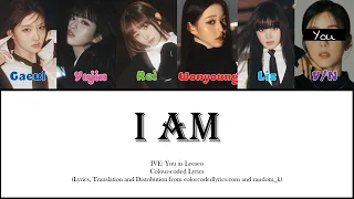 [Karaoke] IVE: You As Leeseo-I Am (Colour-coded Lyrics)