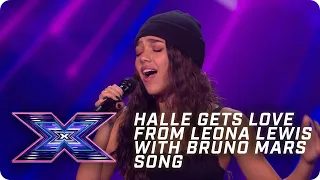 Halle Williams gets LOVE from Leona Lewis with Bruno Mars song| X Factor: The Band | Arena Auditions