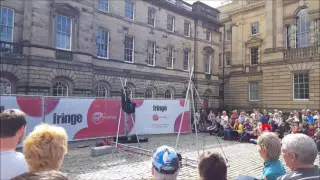 Edinburgh Fringe Street Performers 22nd August 2016