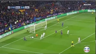 Messi second goal vs Chelsea 14/3/18