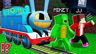How Thomas Train BECAME Jax Rabbit Swing and ATTACK JJ and Mikey ? - in Minecraft Maizen