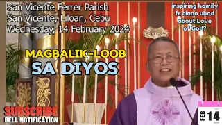 inspiring homily fr.ciano ubod👉 Balik-loob?#praydisciplesuffering.