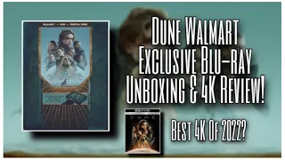 DUNE (2021) Walmart Exclusive Blu-ray Unboxing & 4K Review! | Best Of 2022?