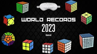 These are All The Rubik's Cube WORLD RECORDS (2023 UPDATE) | KhaidarGaming