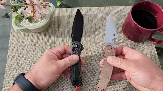 Comparing Spyderco PM2 to Benchmades Freek