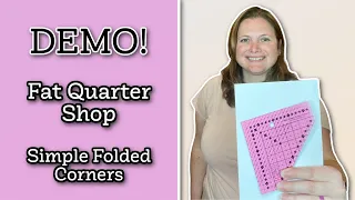 Simple Folded Corners Trimmer | Quilt Tools Review | Fat Quarter Shop