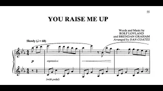 Advanced Piano: You Raise Me Up (arr. by Dan Coates)