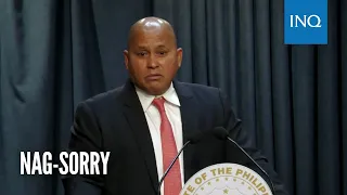 Sen. Bato dela Rosa, nag-sorry sa nag-walkout na si Sen. Tulfo