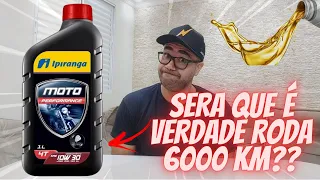 ÓLEO IPIRANGA 10W30 SEMISSINTÉTICO MOTO É BOM RODA QUANTOS KM?