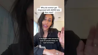 Why do women get diagnosed with ADHD later than men?? #Drsasha #adhd #shorts