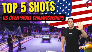 Top 5 SHOTS / US OPEN NINEBALL CHAMPIONSHIPS