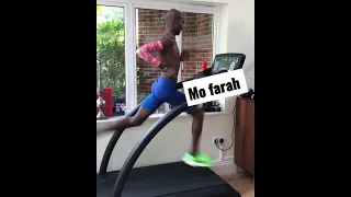 mo farah treadmill running time motivation status