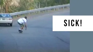 Tope Skateboards Down Swallow Rock Drive In 1996