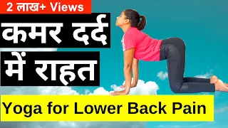 कमर दर्द के लिए योग I Yoga for Lower Back Pain in Hindi | Lower Back Pain Relief