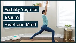 Calming Fertility Yoga | Fertility Yoga for Anxious Thoughts