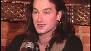 U2 Press conference, Tommy Makem's Irish Pavilion, 1987