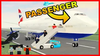 PASSENGER Forced to land a plane after problems... | PTFS Roleplay (Roblox)