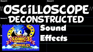 Sonic 3 and Knuckles - Sound Effects - Oscilloscope Deconstruction