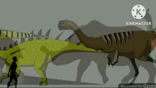 dinosaurs marching cenozoic beasts