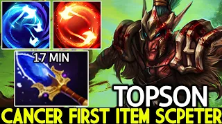 TOPSON [Troll Warlord] New Cancer Hero with First Item Scepter Dota 2