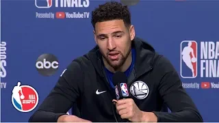 Klay Thompson 'thankful to share the backcourt' with Steph Curry | 2019 NBA Finals