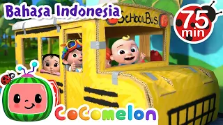 Roda Di Bus - Versi Ceria | CoComelon Bahasa Indonesia - Lagu Anak Anak