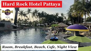 Hard Rock Hotel Pattaya 2023 - Amazing Breakfast, Easy Access to Beach, Night View with Music Band