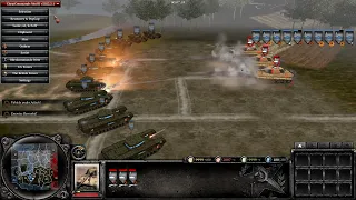 Churchill Tank (10x) vs Tiger B Königstiger (3x) | Company of Heroes 2