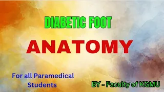 Diabetic foot in Hindi by faculty of KGMU @dmltbmltmltlabtechnician