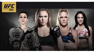 UFC 193: Rousey vs Holm - Extended Preview