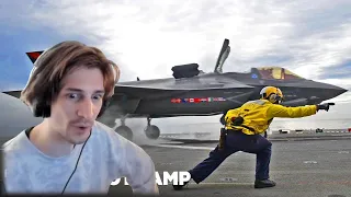 xQc Reacts to How Fighter Pilots Train To Fly The Marine Corps’ F-35B | Boot Camp |Business Insider