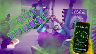Fart Tubes ! Which Do You Think Was The Loudest ? - Mr Methane -  Testing Chris Kings Fart Tubes.