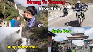 Dirang To Jung Waterfall Tawang || Bike Ride ||Episode - 2 🏍