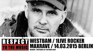 Westbam @ Maxrave Columbia Halle in Berlin 14.03.2015