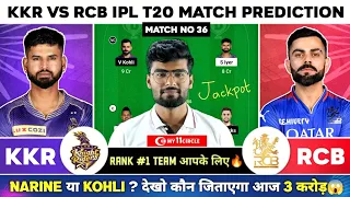 KKR vs RCB Dream11 Team, KKR vs RCB Dream11 Prediction, KKR vs RCB IPL Team, Kolkata vs Banglore T20