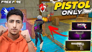 Pistol Only In 1 Vs 2 Lone Wolf Mode😱🤣 Headshot Only - Free Fire India