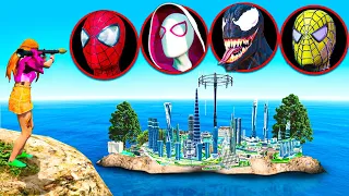 ENCONTREI A INCRÍVEL ILHA SECRETA DO HOMEM-ARANHA NO GTA 5!!!