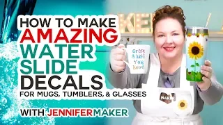 Make Amazing Waterslide Decals for Tumblers, Mugs, and Glasses!