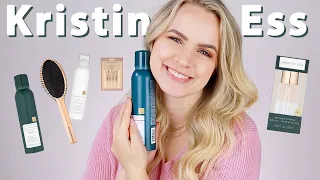 Reviewing Kristin Ess' New Products!! (Scalp, Brushes, Dry Conditioner, Clips, Bobby Pins, OMG!!)