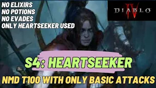 [Diablo IV] Season 4: Heartseeker Fun. NMD T100 using NOTHING but Heartseeker