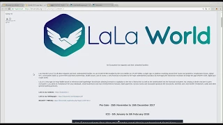 LALA World - успей получить токены проекта. Bounty компания. (author Burmik123)