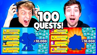 WELTREKORD! 😱 ALLE 100 QUESTS in 1 VIDEO schaffen?